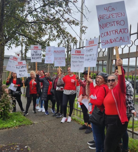In-Home Providers Picket & Deliver Letter to 4C’s